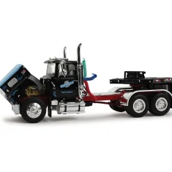 Ford LTL 9000 Day Cab & Landoll 440B-50CA Traveling Axle Trailer - Cappello Transport 1:64 Scale Diecast Model Truck by Diecast Promotions