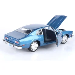 1974 Ford Maverick - Blue 1:24 Scale Diecast Model Car by Motormax