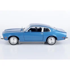 1974 Ford Maverick - Blue 1:24 Scale Diecast Model Car by Motormax