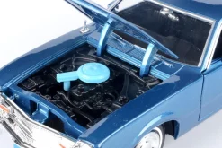 1974 Ford Maverick - Blue 1:24 Scale Diecast Model Car by Motormax