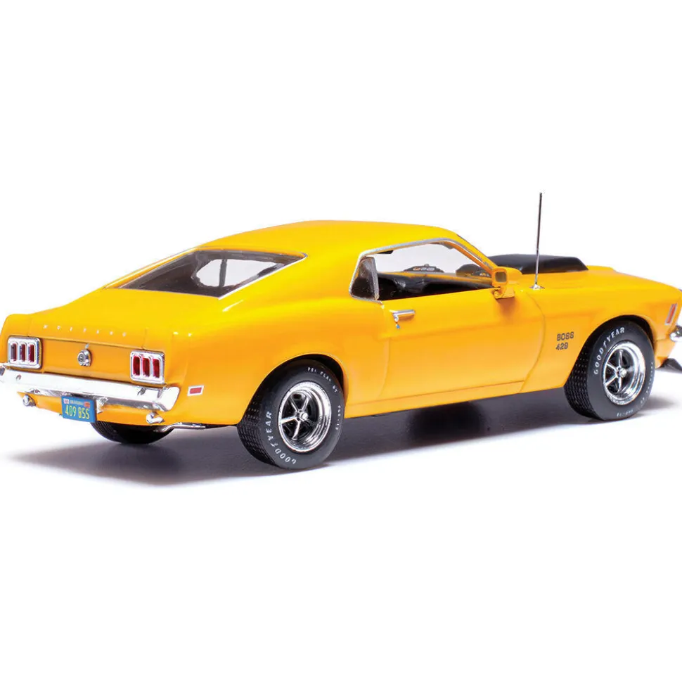 1970 Ford Mustang Boss 429 - Bright Yellow 1:43 Scale Diecast Model Car by IXO Models