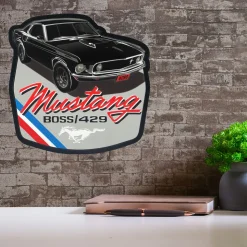 Ford Mustang Boss 429 Embossed Metal Sign Metal Sign by Open Roads
