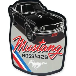 Ford Mustang Boss 429 Embossed Metal Sign Metal Sign by Open Roads