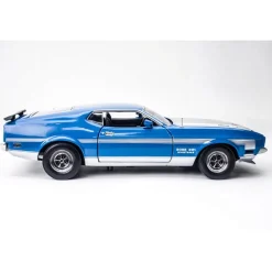 1971 Ford Mustang BOSS 351 - Grabber Blue 1:18 Scale Diecast Model Car by Sunstar
