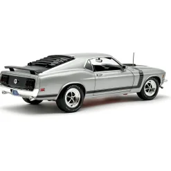 1970 Ford Mustang Boss 302 - Silver - Special Order 1:18 Scale Diecast Model Car by Acme