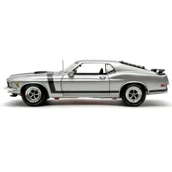 1970 Ford Mustang Boss 302 - Silver - Special Order 1:18 Scale Diecast Model Car by Acme