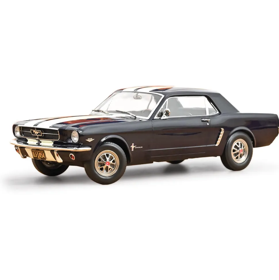 1966 Ford Mustang Coupe - Nightmist Blue 1:18 Scale Diecast Model Car by Norev