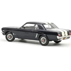 1966 Ford Mustang Coupe - Nightmist Blue 1:18 Scale Diecast Model Car by Norev