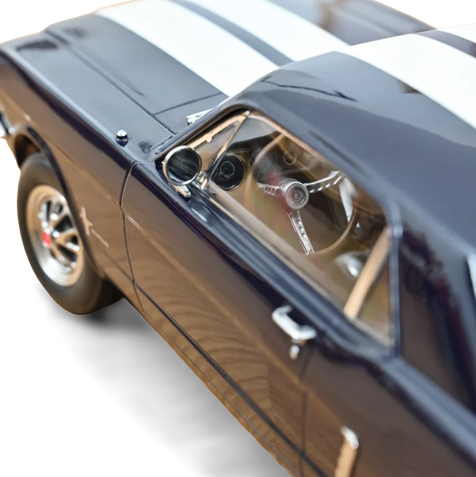 1966 Ford Mustang Coupe - Nightmist Blue 1:18 Scale Diecast Model Car by Norev