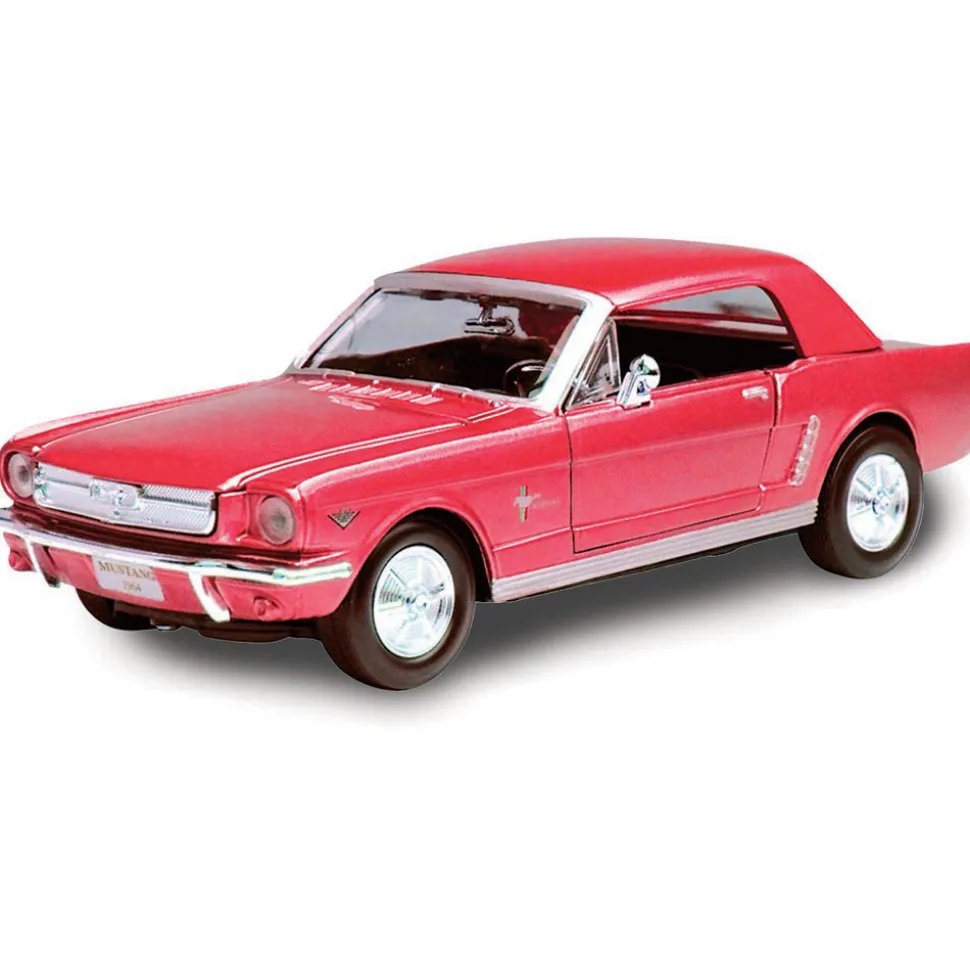 1964 1/2 Ford Mustang Coupe - Red 1:24 Scale Diecast Model Car by Motormax