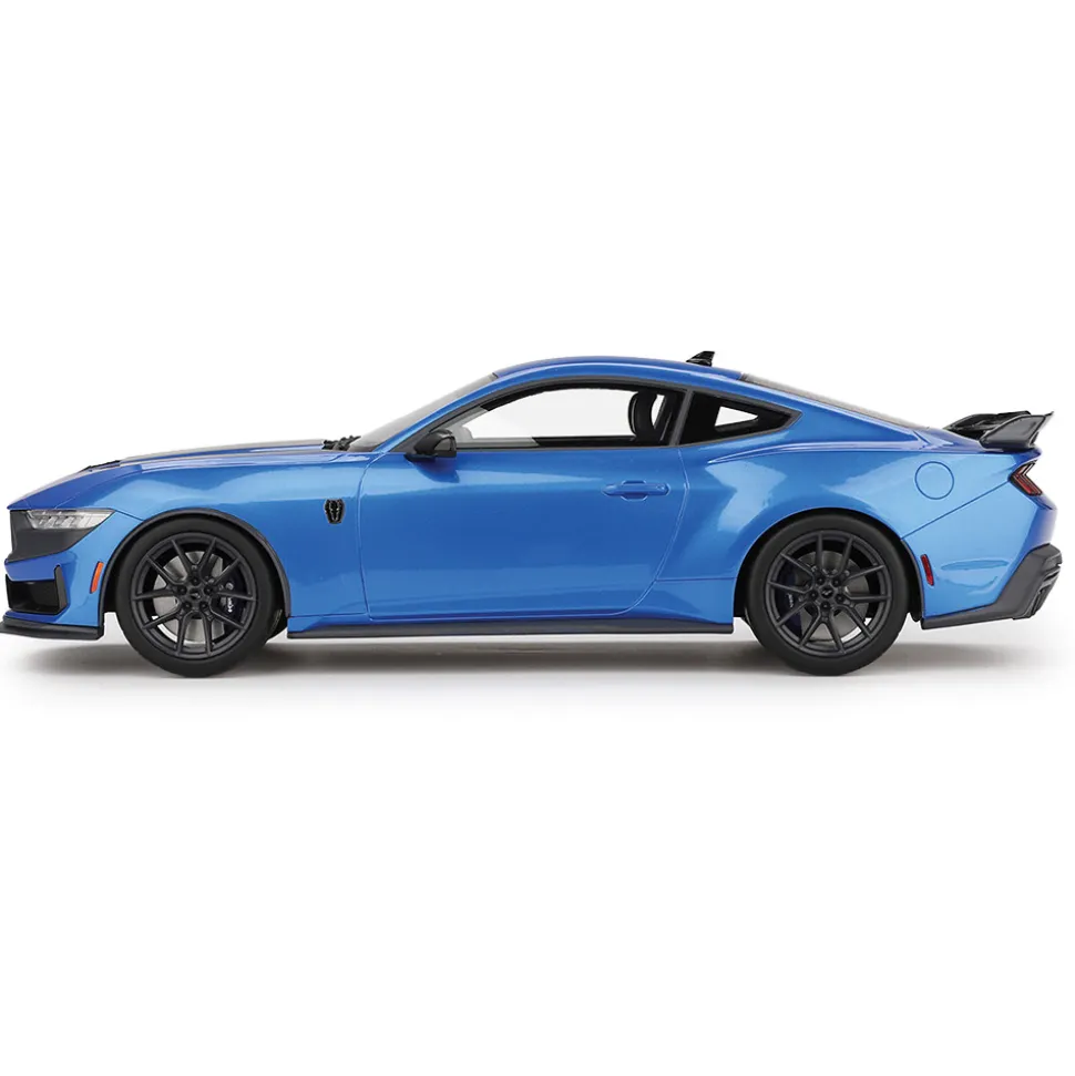 2024 Ford Mustang Dark Horse - Grabber Blue 1:18 Scale Cast Resin Model Car by Top Speed