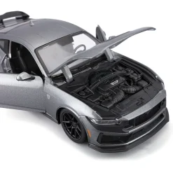 2024 Ford Mustang Darkhorse - Gray 1:24 Scale Diecast Model Car by Maisto