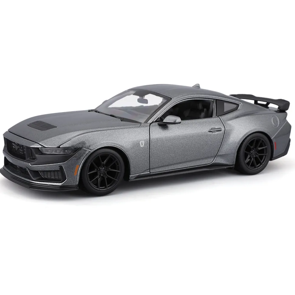 2024 Ford Mustang Darkhorse - Gray 1:24 Scale Diecast Model Car by Maisto
