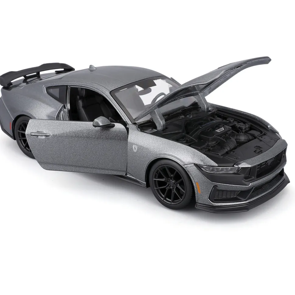 2024 Ford Mustang Darkhorse - Gray 1:24 Scale Diecast Model Car by Maisto