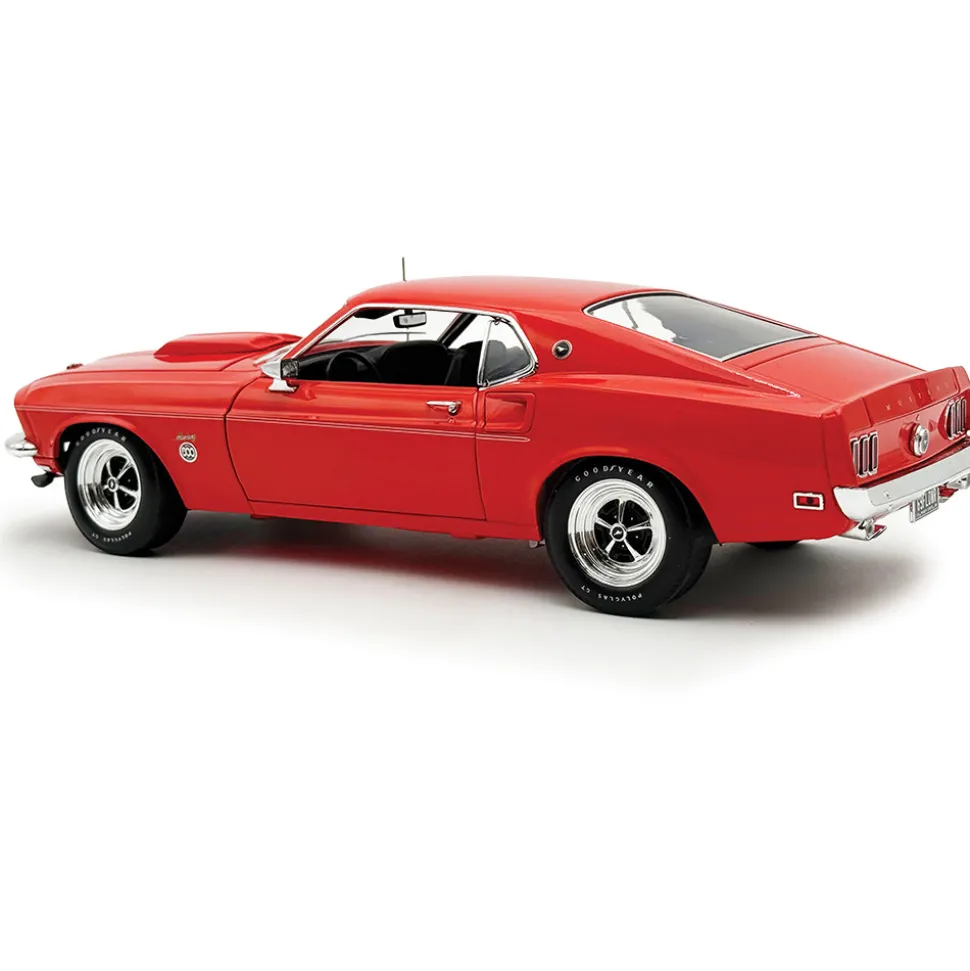 1969 Ford Mustang 600 - Flower Power Red 1:18 Scale Diecast Model Car by Acme