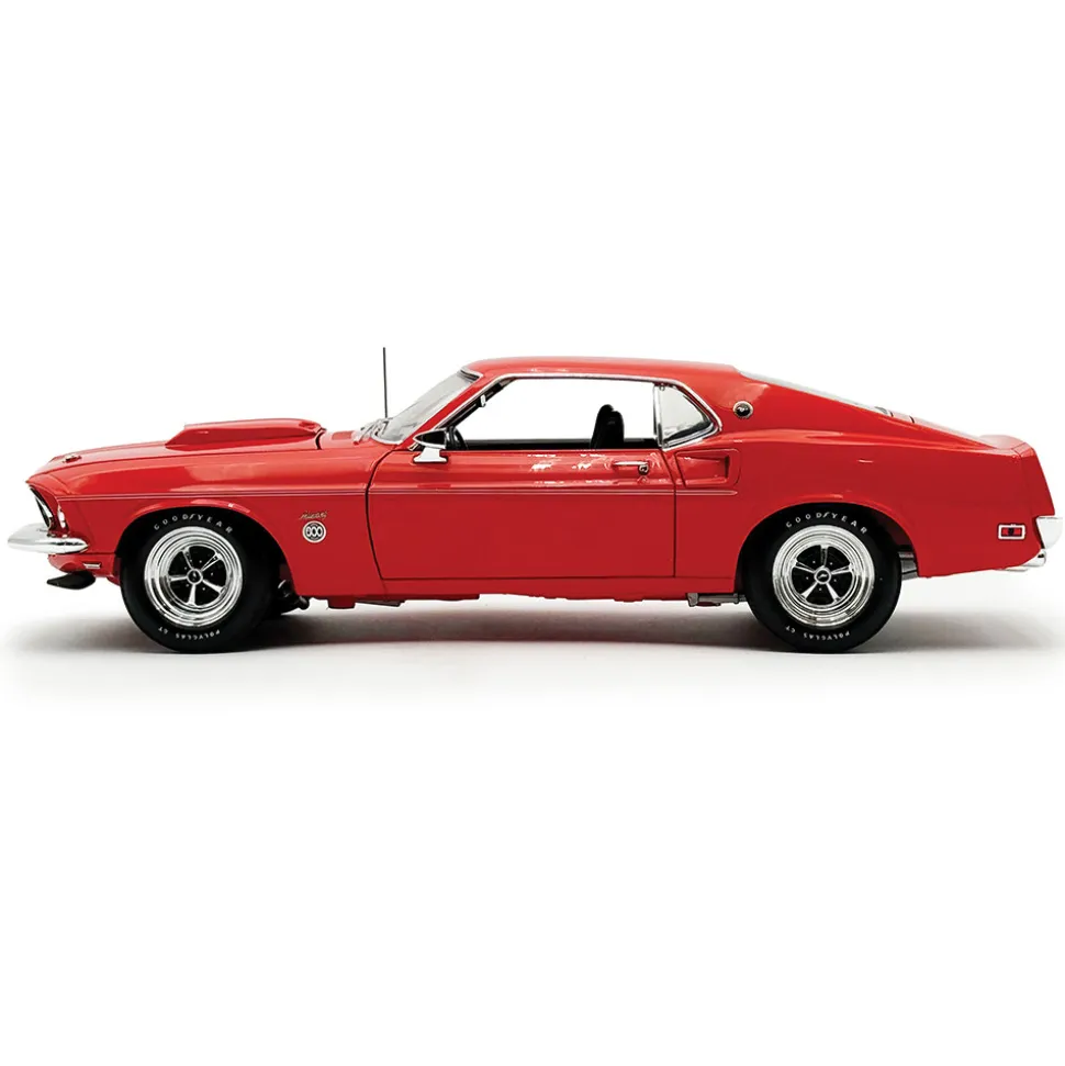 1969 Ford Mustang 600 - Flower Power Red 1:18 Scale Diecast Model Car by Acme