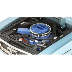 1968 Ford Mustang GT Cobra Jet - blue 1:18 Scale Diecast Model by Maisto