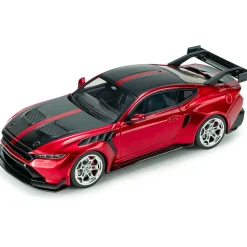 2025 Ford Mustang GTD - Molten Magenta Metallic Tri-Coat 1:43 Scale Diecast Model Car by Solido