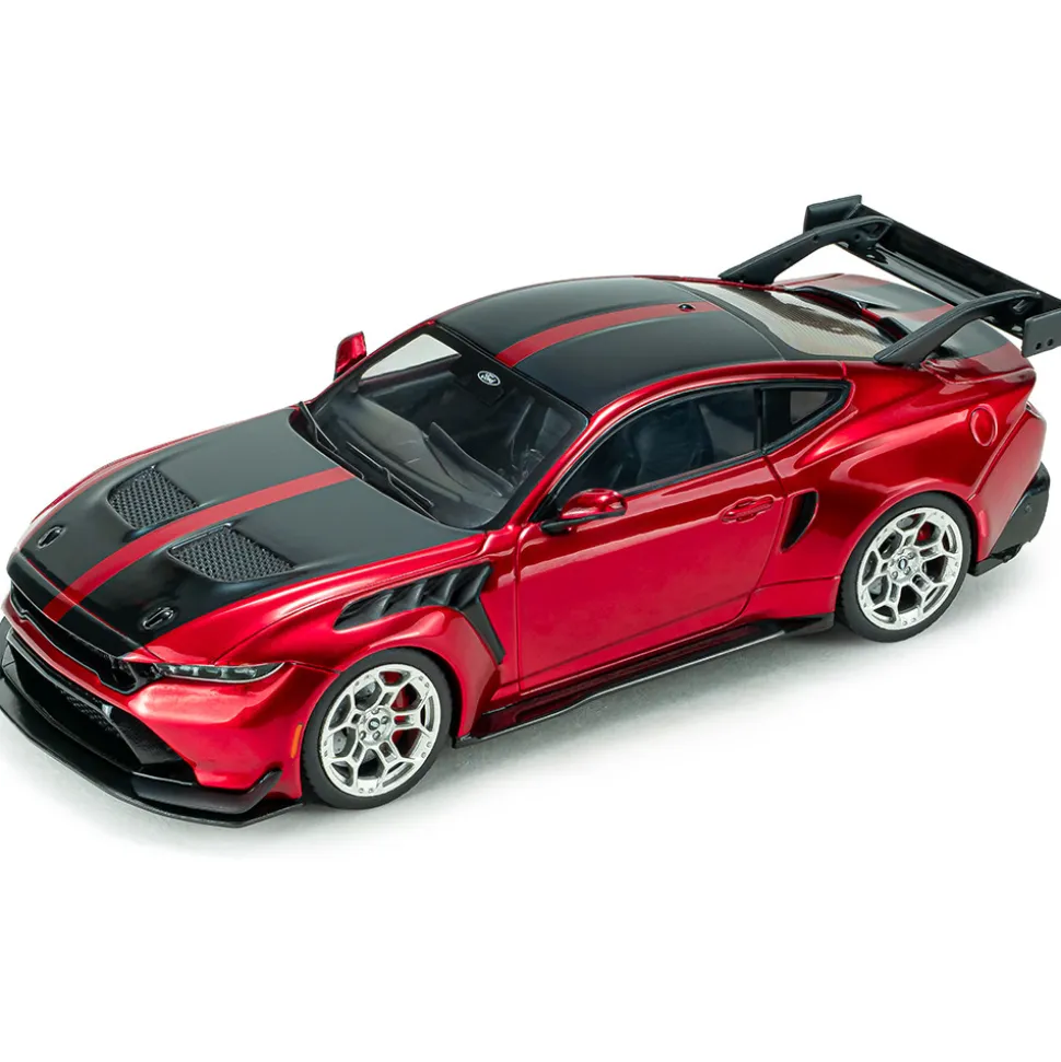 2025 Ford Mustang GTD - Molten Magenta Metallic Tri-Coat 1:43 Scale Diecast Model Car by Solido