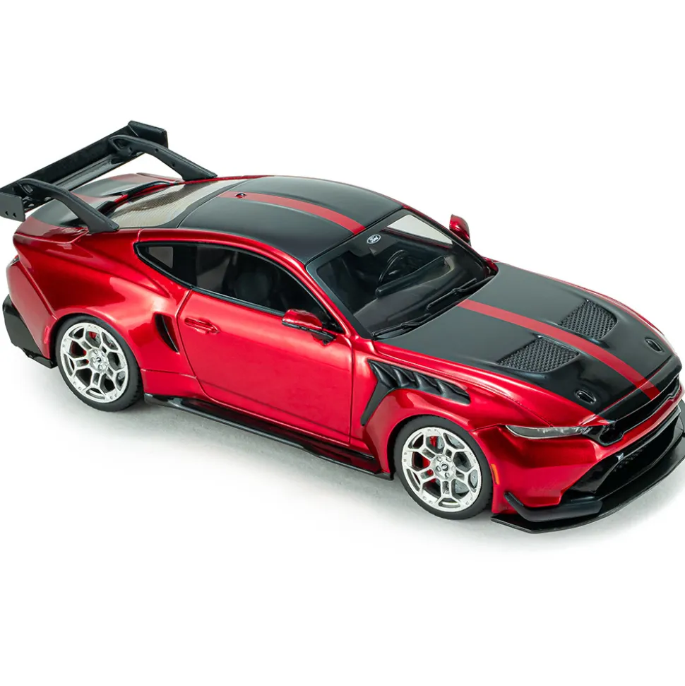 2025 Ford Mustang GTD - Molten Magenta Metallic Tri-Coat 1:43 Scale Diecast Model Car by Solido