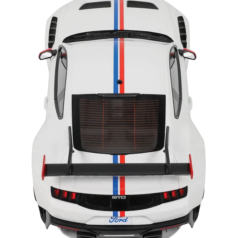 2025 Ford Mustang GTD "Spirit Of America" - Performance White 1:18 Scale Cast Resin Model Car by GT Spirit