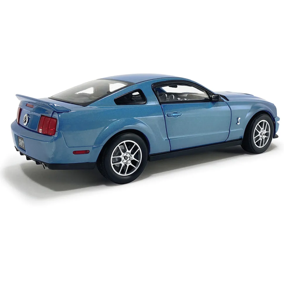 2007 Ford Mustang G.T. 500 - Windveil Blue 1:18 Scale Diecast Model Car by Shelby Collectibles