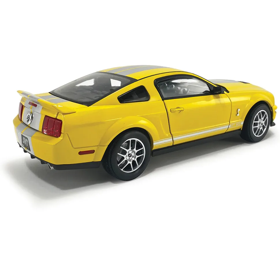 2007 Ford Mustang G.T. 500 - Yellow 1:18 Scale Diecast Model Car by Shelby Collectibles