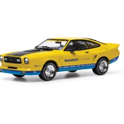 1978 Ford Mustang II Monroe Handler - Yellow 1:43 Scale Diecast Model Car by IXO Models