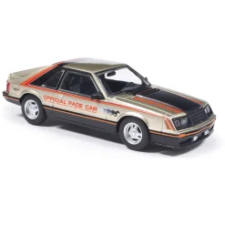 1979 Ford Mustang Indianapolis 500 Pace Car - Silver 1:43 Scale Diecast Model Car by IXO Models