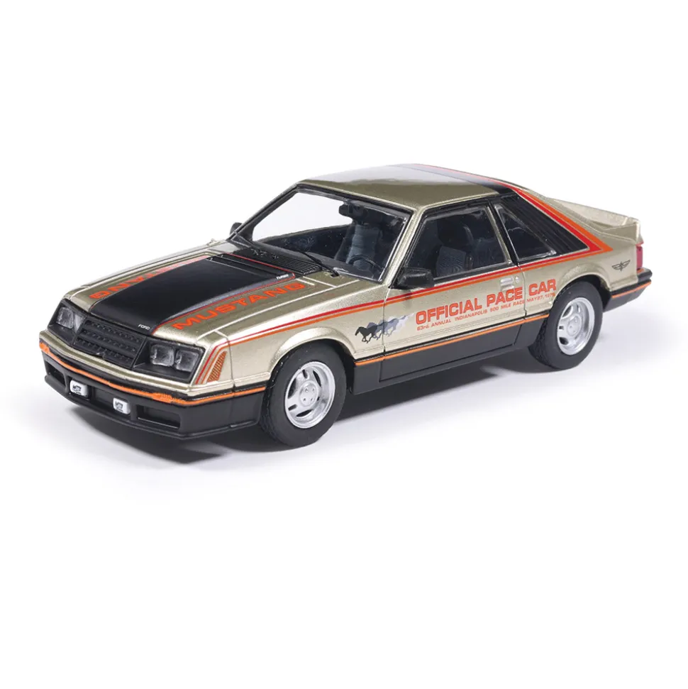 1979 Ford Mustang Indianapolis 500 Pace Car - Silver 1:43 Scale Diecast Model Car by IXO Models