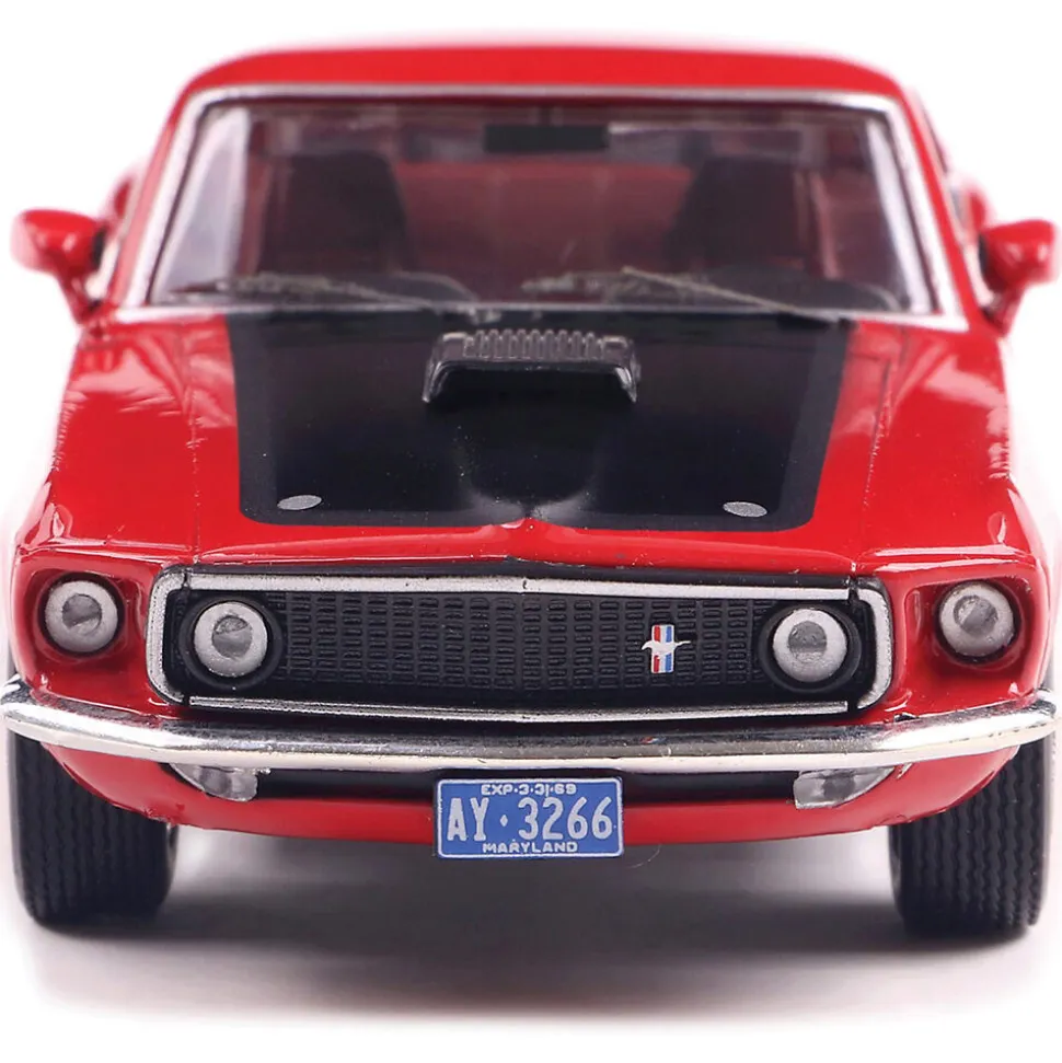 1969 Ford Mustang Mach 1 - Calypso Coral 1:43 Scale Diecast Model Car by IXO Models
