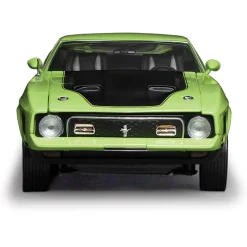 1971 Ford Mustang MACH 1 - Grabber Lime 1:18 Scale Diecast Model Car by Sunstar