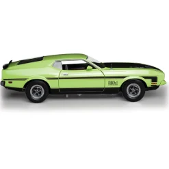1971 Ford Mustang MACH 1 - Grabber Lime 1:18 Scale Diecast Model Car by Sunstar