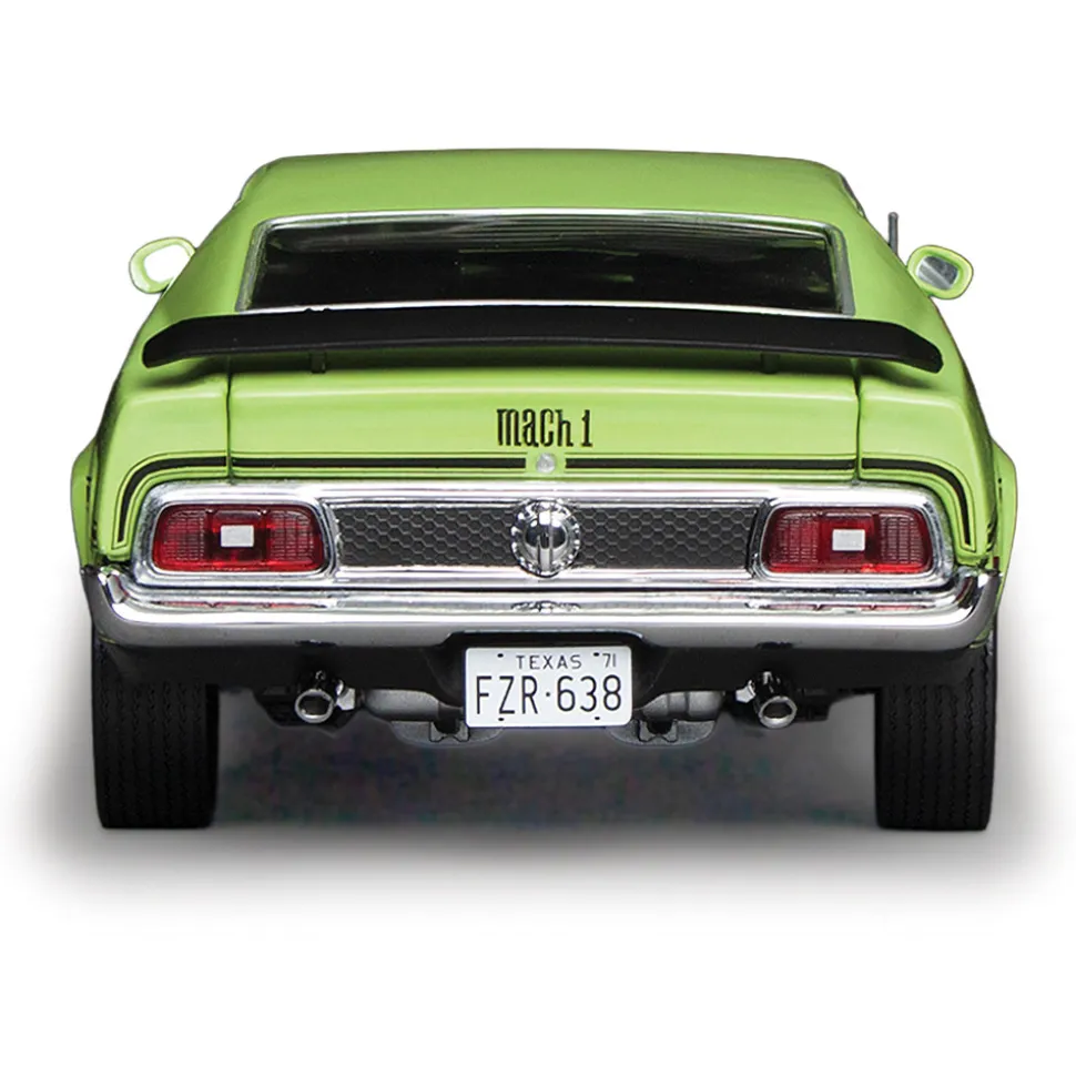 1971 Ford Mustang MACH 1 - Grabber Lime 1:18 Scale Diecast Model Car by Sunstar