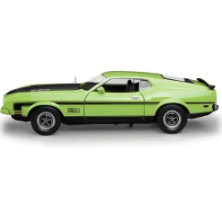 1971 Ford Mustang MACH 1 - Grabber Lime 1:18 Scale Diecast Model Car by Sunstar