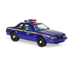 1988 FORD MUSTANG - NEW YORK STATE POLICE 1:64 Scale Diecast Model Car by Greenlight