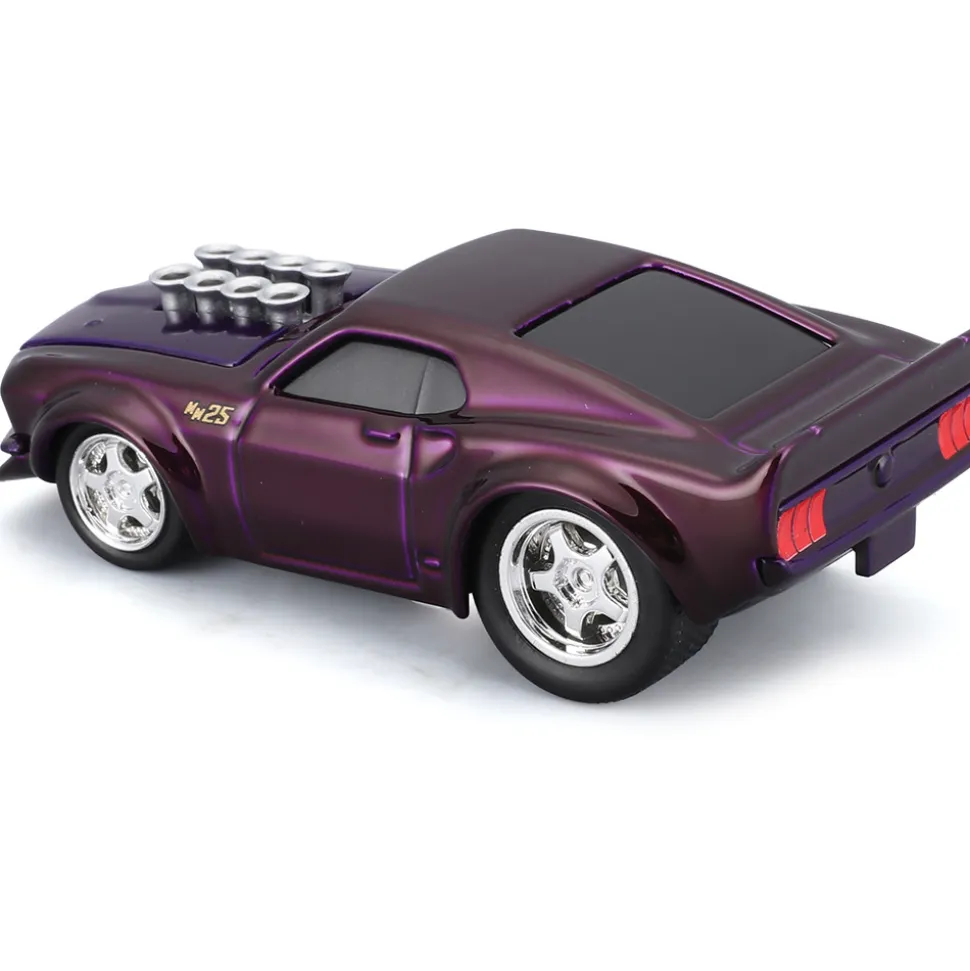 1969 Ford Mustang - Purple - Muscle Machines 25th 1:64 Scale by Muscle Machines