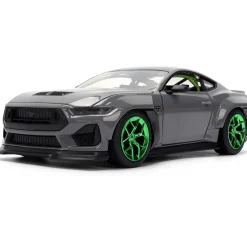 2024 Ford Mustang RTR - Gray 1:24 Scale Diecast Model Car by Jada Toys