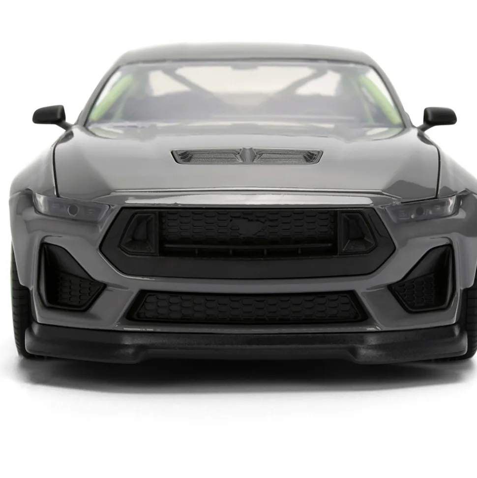 2024 Ford Mustang RTR - Gray 1:24 Scale Diecast Model Car by Jada Toys