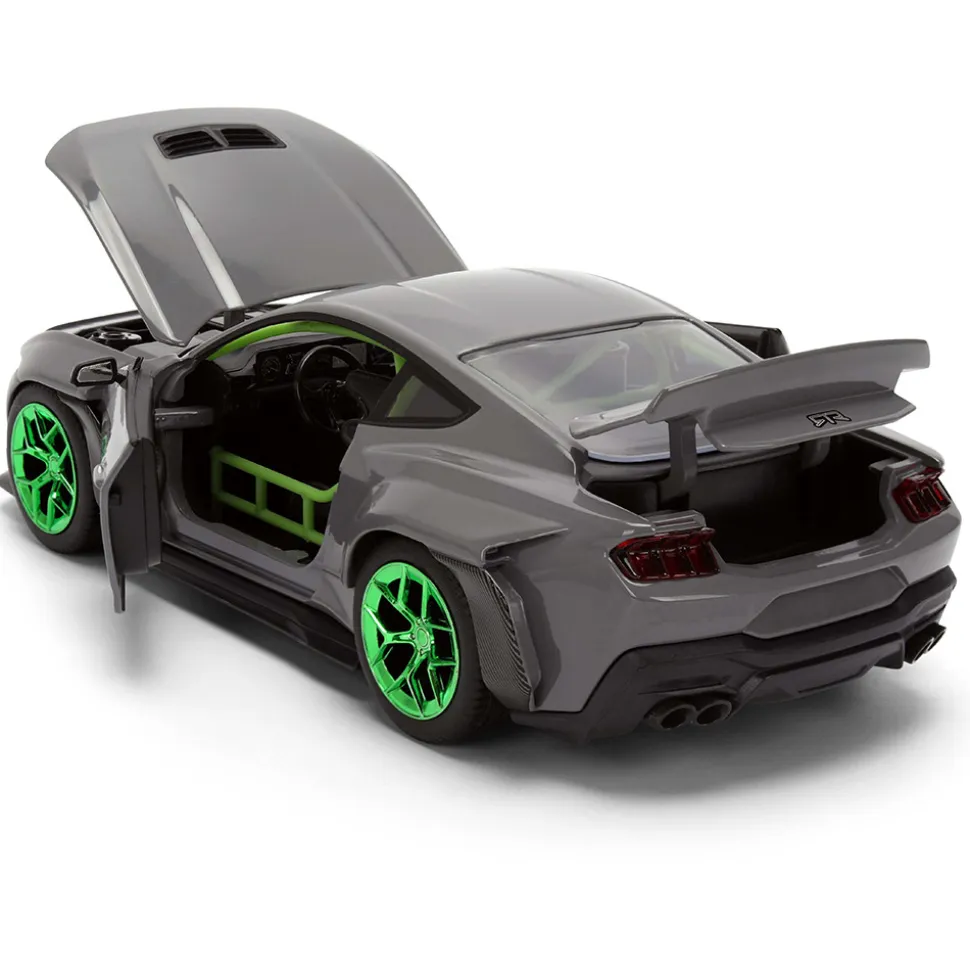 2024 Ford Mustang RTR - Gray 1:24 Scale Diecast Model Car by Jada Toys