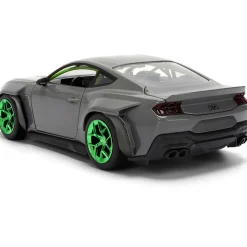 2024 Ford Mustang RTR - Gray 1:24 Scale Diecast Model Car by Jada Toys