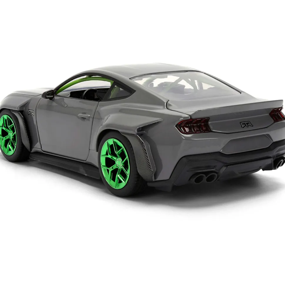2024 Ford Mustang RTR - Gray 1:24 Scale Diecast Model Car by Jada Toys
