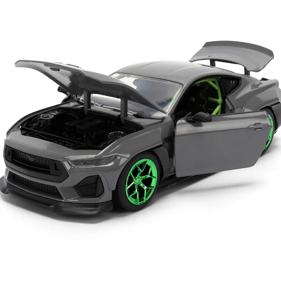 2024 Ford Mustang RTR - Gray 1:24 Scale Diecast Model Car by Jada Toys