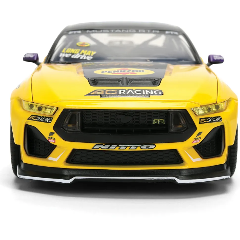 2025 Ford Mustang RTR w/Lights - Chelsea Denofa 1:24 Scale Diecast Model Car by Jada Toys