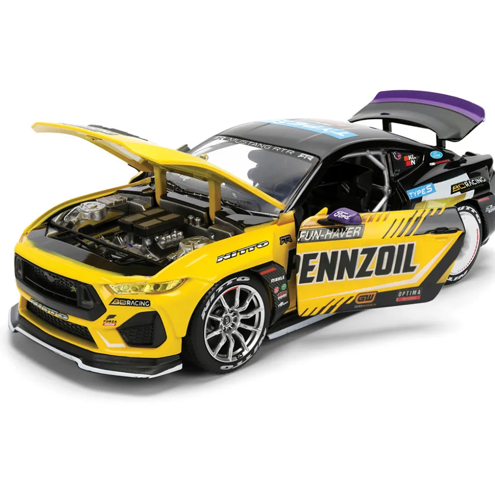 2025 Ford Mustang RTR w/Lights - Chelsea Denofa 1:24 Scale Diecast Model Car by Jada Toys
