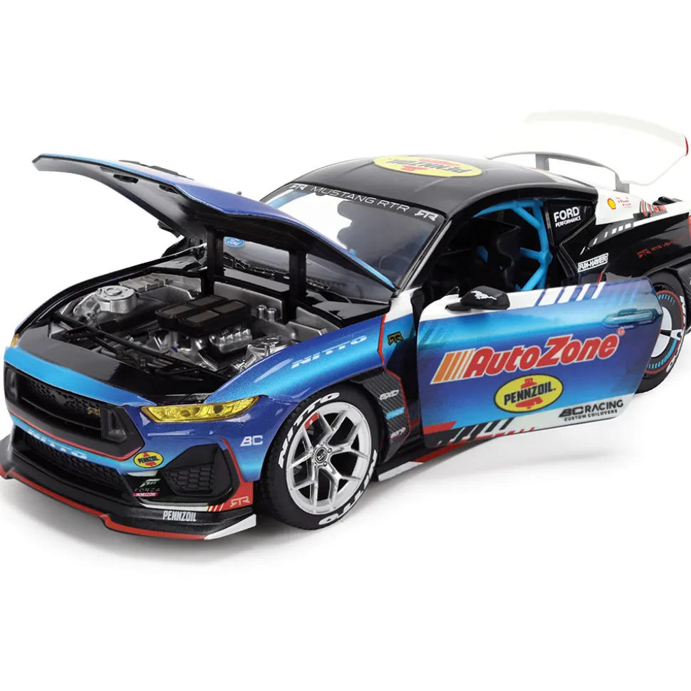 2025 Ford Mustang RTR w/Lights - James Deane 1:24 Scale Diecast Model Car by Jada Toys