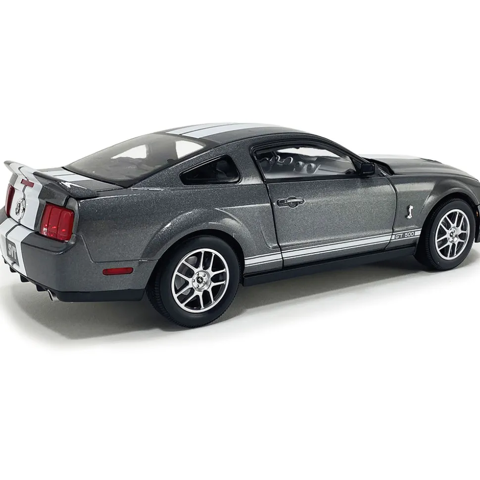 2007 Ford Mustang Shelby GT500 - Alloy Metallic 1:18 Scale Diecast Model Car by Shelby Collectibles
