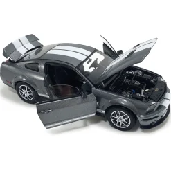 2007 Ford Mustang Shelby GT500 - Alloy Metallic 1:18 Scale Diecast Model Car by Shelby Collectibles