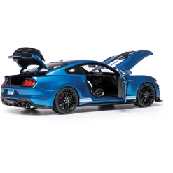 2022 Ford Mustang Shelby G.T. 500 - Blue 1:18 Scale Diecast Model Car by IXO Models