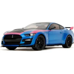 2020 Ford Mustang Shelby G.T.500 - Pink Slips Metallic Blue 1:18 Scale Diecast Model Car by Pink Slips